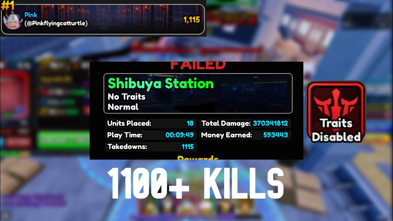 [TRAITLESS] 1100+ KILLS Tournament #13 | Anime Vanguards - YouTube