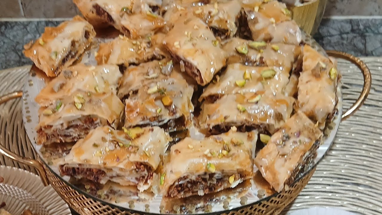 ألذ و أسهل معسلة بورق الفيلو في الفرن توجديها في ربع ساعة