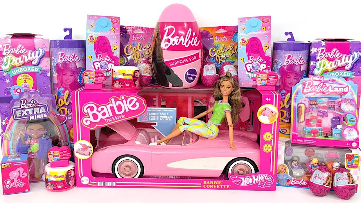 ASMR Barbie PARTY Unboxed Dolls OVER 100 SURPRISES‼️ Oddly Satisfying Unboxing Toys | No Talking