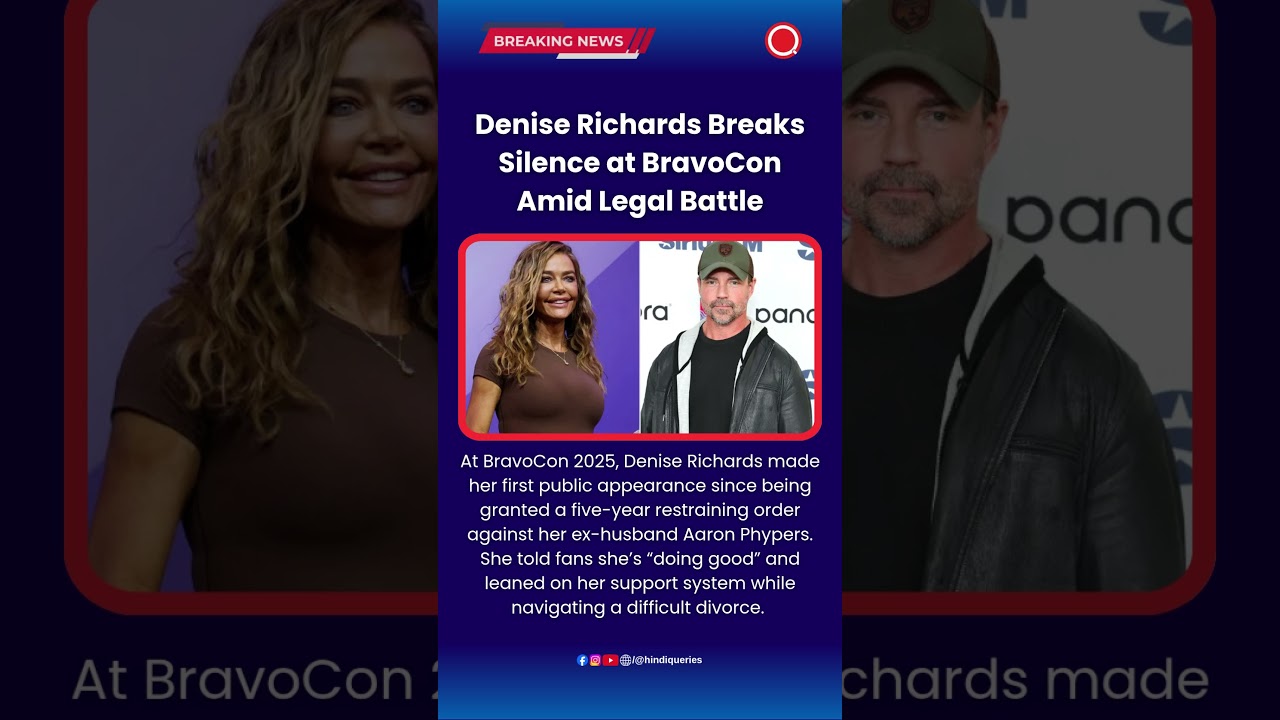 Denise Richards Breaks Silence at BravoCon Amid Legal Battle