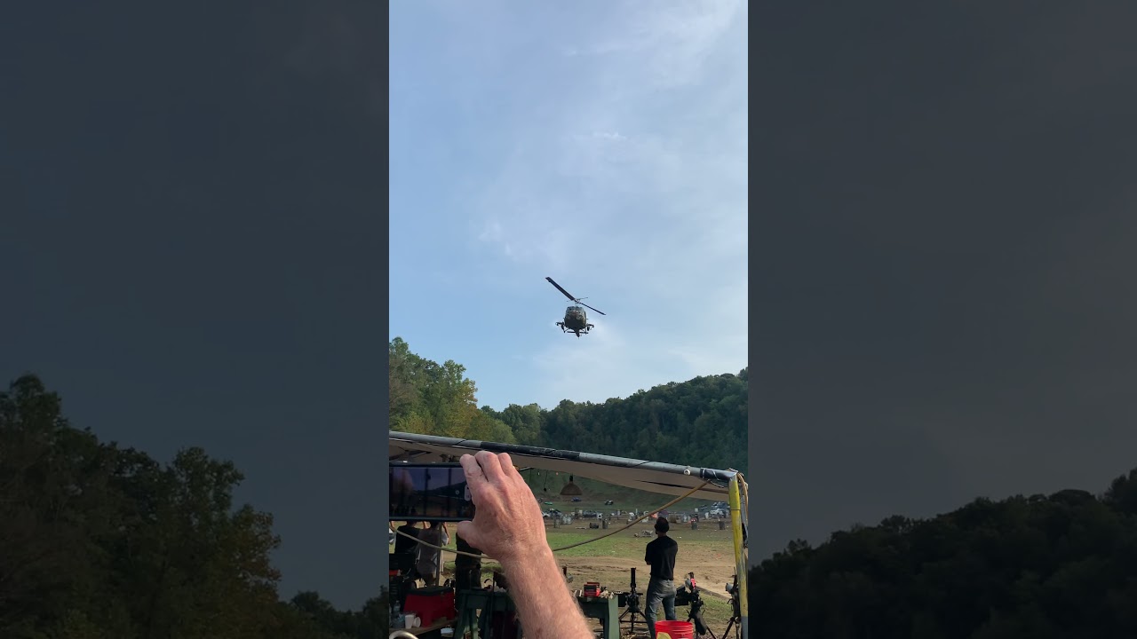 Last knob creek machine gun shoot Huey flyover