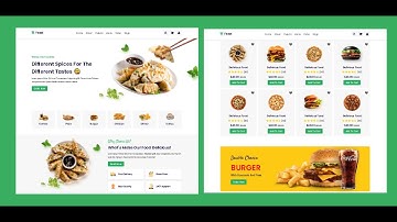 Restaurant Website Design Using HTML / CSS / SASS / JAVASCRIPT - From Scratch