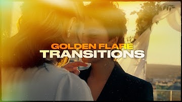 🔥 GOLDEN FLARE Transition PACK 🔥 Videffex #videoeffects #overlays #transition