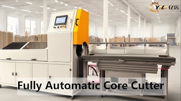 Fully Automatic Paper core cutting machine from YL slitter rewinder