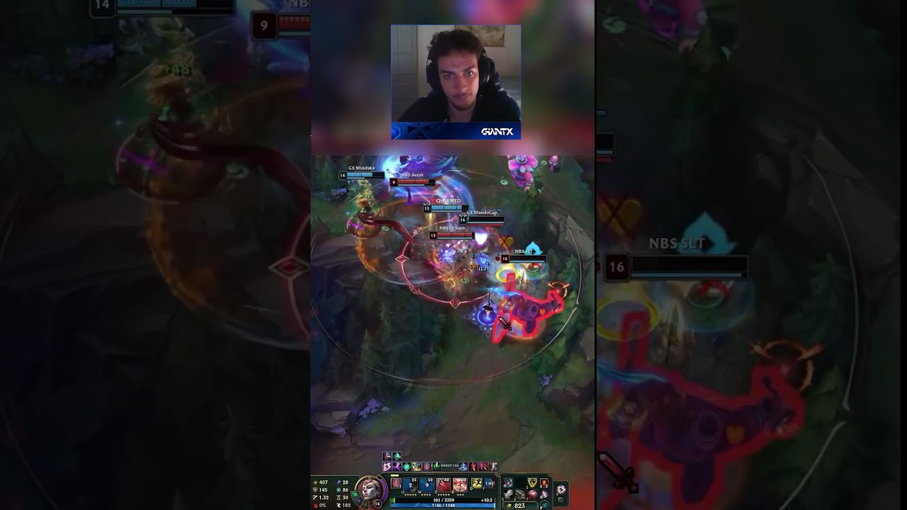 Vuelta fuerte a las scrims #leagueoflegends #challenger #toplane #GIANTX #Zaahen