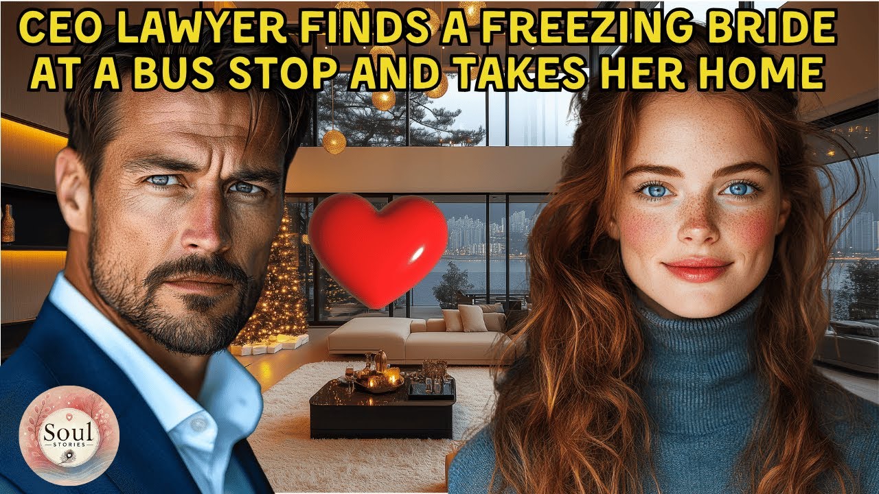 “You’re Coming With Me” – CEO Lawyer Finds a Freezing Bride at a Bus Stop and Takes Her Home