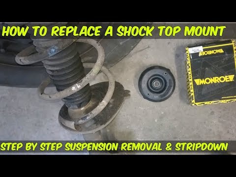 How To Replace The Shock Top Mount on a Peugeot Partner – Citroen Berlingo