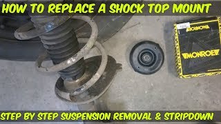 How To Replace The Shock Top Mount on a Peugeot Partner - Citroen Berlingo