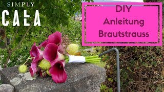 The 10-minute calla lily bridal bouquet - when the bride doesn't order the bridal bouquet