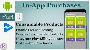 Android In-App Purchases Part 3 - How to implement Consumable In-App Purchases