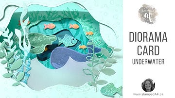 Whale Done Diorama card