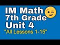 7th Grade Unit 4 All Lessons 1 15 Illustrative Mathematics