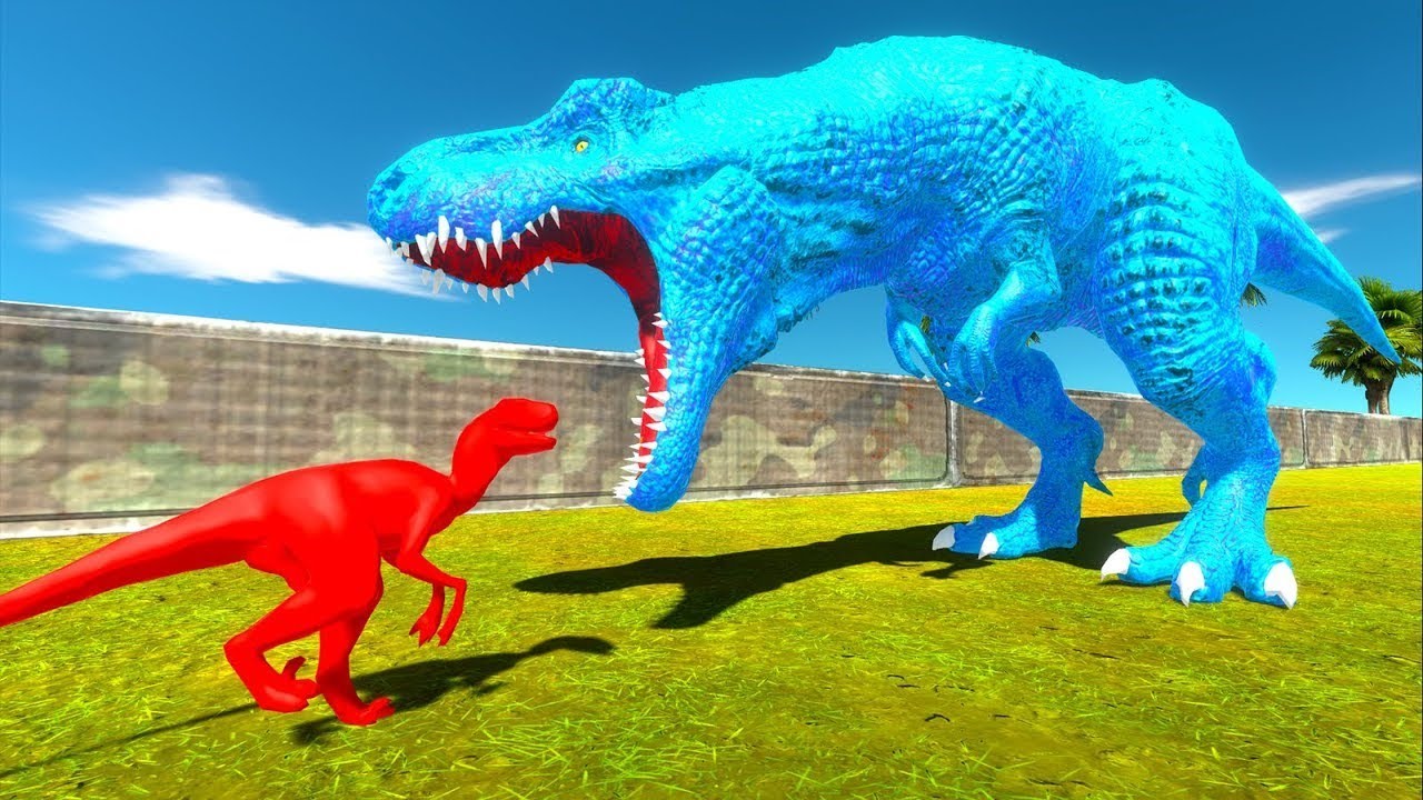 ICE T-REX DEATH RUN - Animal Revolt Battle Simulator