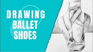 🩰 How to Draw Ballet Shoes 🩰