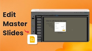 How to Edit Master Slides on Google Slides