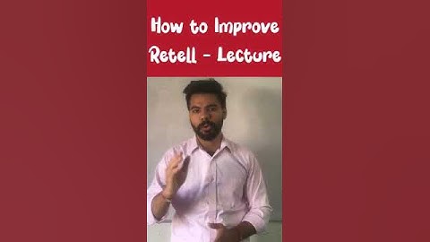 How to improve Retell Lecture | Tips & Tricks #pte #ptespeaking #shorts