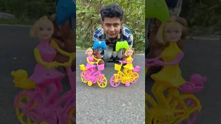 2Ta Remote Control Barbie Cycle Race And Testing On The Road