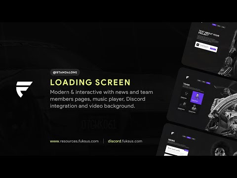 [FiveM] fuksus-loadingscreen - Modern loading screen for your project