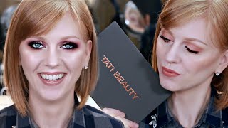 TATI BEAUTY REVIEW \& DEMO | 2 LOOKS 1 PALETTE | BETTER OFF RED