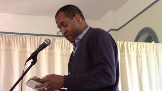 Gregory Pardlo reading at the 2015 Mass Poetry Festival