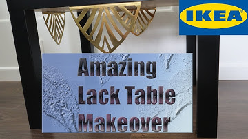 Stunning Makeover of IKEA Lack Table