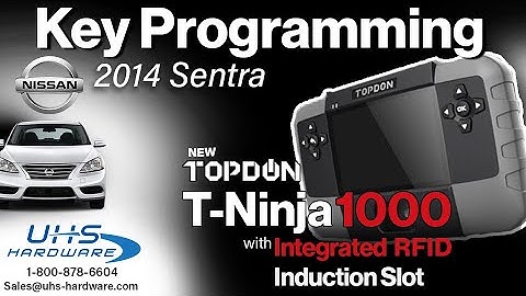 2014 Nissan Sentra Key Programming using T-Ninja 1000 Programmer