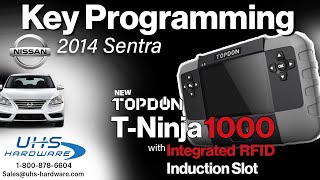 2014 Nissan Sentra Key Programming using T-Ninja 1000 Programmer