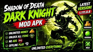 😱 Shadow of Death Dark Knight MOD APK! Unlimited Money + Unlock Semua Item 🔥 screenshot 1