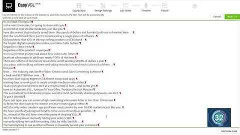 EasyVSL v3 0   60 Second VSL Creation Challenge