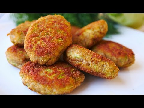 Мясные Котлеты с Кабачками  Все Просто и Вкусно