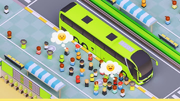 Idle Bus Station Gameplay | Bus Tycoon Game for Mobile