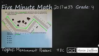 4th Grade STAAR Practice Measurement Problems (4.8C - #3)