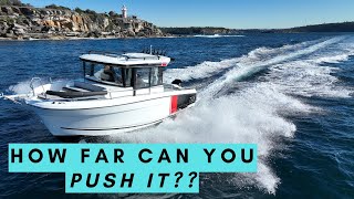 Ok to drive offshore?? Jeanneau Merry Fisher 795 Sport S2  Offshore & Inshore Test Drive