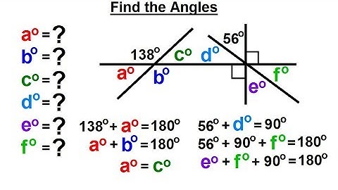 Geometry - Ch. 1: Basic Concepts (22 of 49) Find the Angles