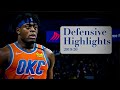 Luguentz Dort Defensive Highlights | Dec 6, 2019 - March 8, 2020 | Oklahoma City Thunder