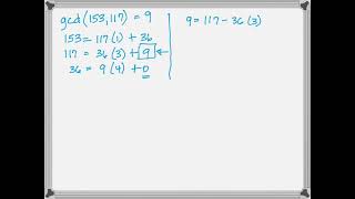 Extended Euclidean algorithm