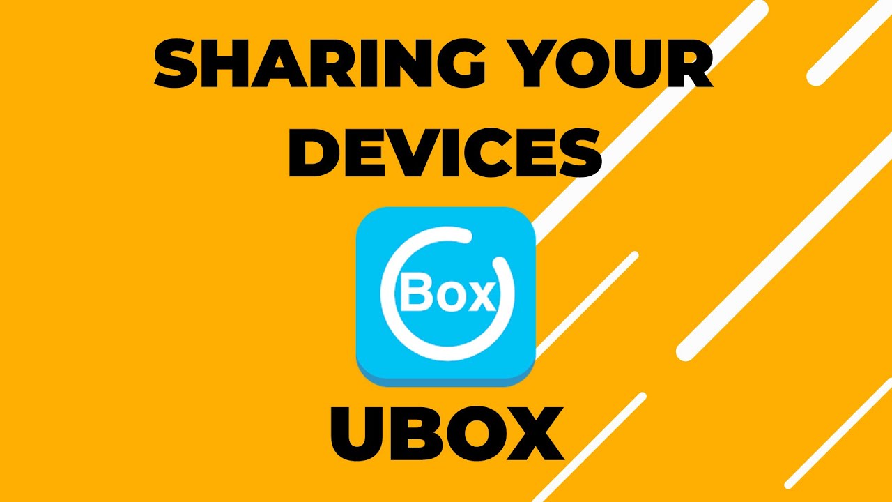UBOX Sharing Devices with us YouTube
