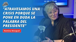 El comentario de Romina Manguel sobre el escándalo por la criptomoneda $Libra de Milei