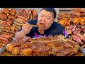 【酱汁牛排】浓郁酱汁裹满牛排！炖到轻轻一抿就脱骨，配上小白菜好吃到直接封神！【胖猴仔】