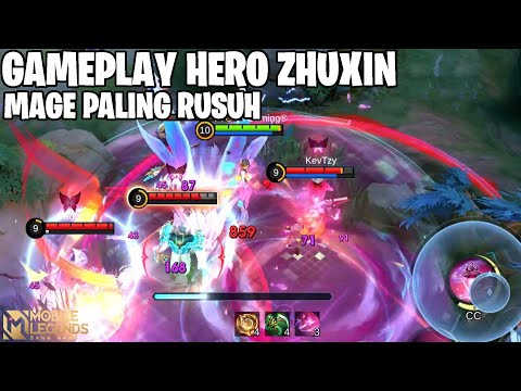 GAMEPLAY HERO BARU ZHUXIN - ASLI RUSUH PARAH INI HERO! BAKALAN JADI LANGGANAN BAN? MOBILE LEGENDS @VYGaming