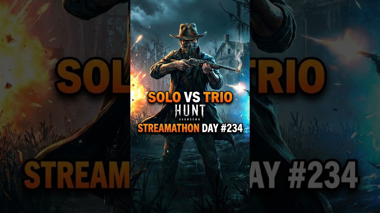 HUNT SHOWDOWN SOLO vs TRIO BOUNTY CLASH 🔥 Streamathon Day 234 (Live ...