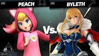 Smash Mods Ultimate: K-Poper Peach vs Saber - YouTube