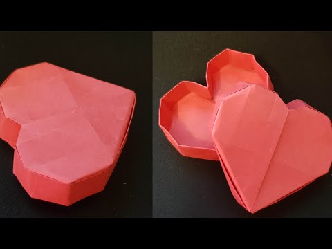 ORIGAMI - Gấp Chiếc Hộp Hình Trái Tim ||  Heart Box | Foci