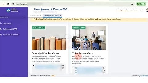Cara Upload Perangkat Pembelajaran dan Video Ukin UKPPPG Guru Tertentu Periode 3 Tahun 2025