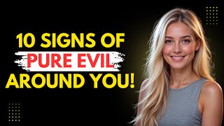 🔴BEAWARE! 😒 10 EVIDENT Signs that there is a EVIL person next to you | Stoic Philosophy
