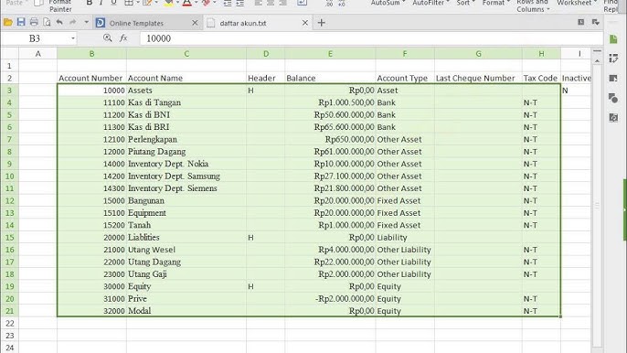 08 Import Data Dari Excel Pada Myob V 18 Youtube
