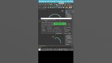 Modeling with Smooth Transitions in 3Ds Max #shorts #3dsmax #tips #transition #array