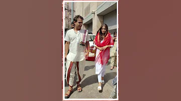 Shiv Shakti Starcast Ram Yashvardhan And Subha Rajput Visited The Kashi Vishwanath Temple SBB 