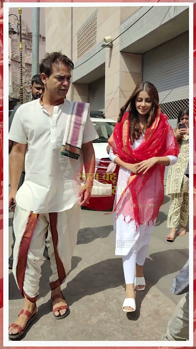 Shiv Shakti Starcast Ram Yashvardhan and Subha Rajput visited the Kashi Vishwanath temple | SBB