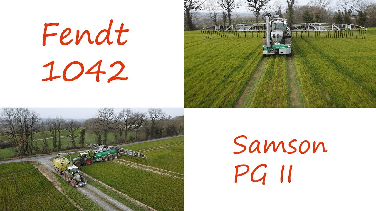 Fendt 1042/Samson PG II à l'épandage de digestat !!